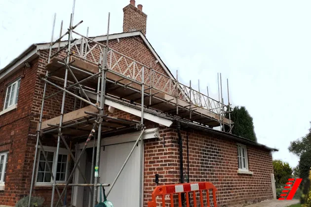 Bridge Farm: Jodrell Bank Lime Pointing - Cheshire